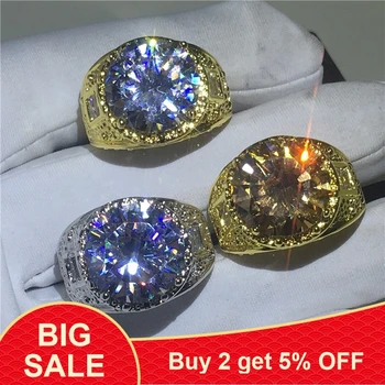 Solitaire Male Big Ring 15ct AAAAA Cz Stone Gold Filled Party Wedding band Rings For Men Unique Jewelry Gifts 
Solitaire Male Big Ring 15ct AAAAA Cz Stone Gold Filled Party Wedding band Rings For Men Unique Jewelry Gifts