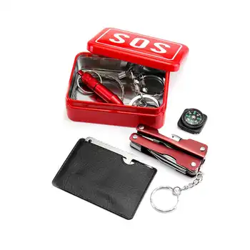 SOS Survival kit Set Outdoor Camping Travel Multifunction First Aid EDC Emergency Supplies Tactical for Hiking Wilderness Tool
SOS Survival kit Set Outdoor Camping Travel Multifunction First Aid EDC Emergency Supplies Tactical for Hiking Wilderness Tool