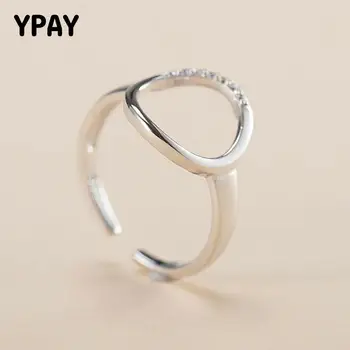 YPAY 100% Genuine 925 Sterling Silver Forever Clear Zircon Circle Round Finger Rings for Women Ladies Fine Jewelry Gifts YMR489
YPAY 100% Genuine 925 Sterling Silver Forever Clear Zircon Circle Round Finger Rings for Women Ladies Fine Jewelry Gifts YMR489