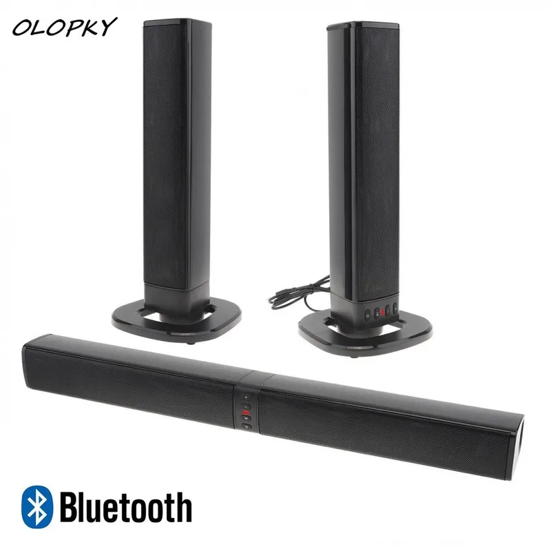 Detachable and Stackable Wireless Soundbar Speaker FM Bluetooth 4.2 Column Soundbar Stereo TV Speakers Home Theater Sound Bar
Detachable and Stackable Wireless Soundbar Speaker FM Bluetooth 4.2 Column Soundbar Stereo TV Speakers Home Theater Sound Bar