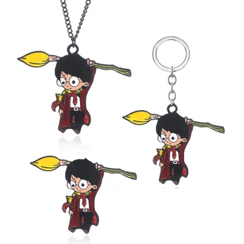 Creative Cartoon Character HP Keychain Metal Dripping Necklace Brooch For Women Men Car Keyring Llavero Jewelry Souvenir Gift 
Creative Cartoon Character HP Keychain Metal Dripping Necklace Brooch For Women Men Car Keyring Llavero Jewelry Souvenir Gift
