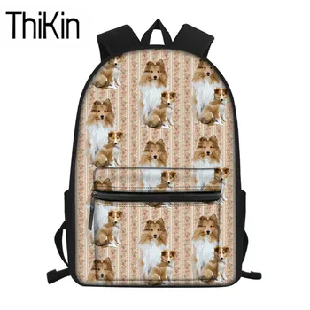 THIKIN Cute Girls Sheltie Dog Printing School Bags for Kids Primary Schoolbag Women Backpack Large Laptop Bags Children Satchel
THIKIN Cute Girls Sheltie Dog Printing School Bags for Kids Primary Schoolbag Women Backpack Large Laptop Bags Children Satchel
