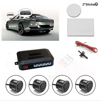 12V Universal Car Parking Sensor Kit Reverse Backup Radar Sound Alert Indicator Probe System 4 Probe Beep Sensor Car Detector
12V Universal Car Parking Sensor Kit Reverse Backup Radar Sound Alert Indicator Probe System 4 Probe Beep Sensor Car Detector