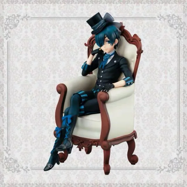 В наличии оригинальный Furyu Черный Дворецкий фигурка Ciel Phantomhive ПВХ фигурки Модель
