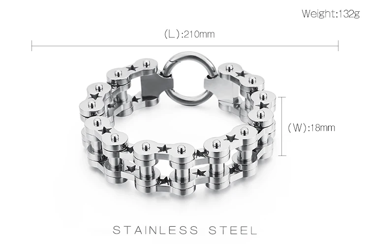 Cycolinks Star Bike Chain Bracelet