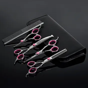 Stainless Steel Pet Dogs Gromming Scissors Up Down Curved Shears Sharp Edge Animals Cat Hair Cutting Barber Cutting Tools Kit
Stainless Steel Pet Dogs Gromming Scissors Up Down Curved Shears Sharp Edge Animals Cat Hair Cutting Barber Cutting Tools Kit