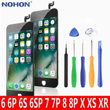 NOHON – Kit d'écran tactile LCD 3D pour iPhone, pièce de rechange pour modèles 6 6S 7 8 Plus X XS XR=