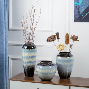CERAMICS GRADIENT VASE FLOWER VASE DECORATIVE ORNAMENTS LIVING ROOM FLOWER ARRANGEMENT MODERN HOME DECORATION VASES
CERAMICS GRADIENT VASE FLOWER VASE DECORATIVE ORNAMENTS LIVING ROOM FLOWER ARRANGEMENT MODERN HOME DECORATION VASES