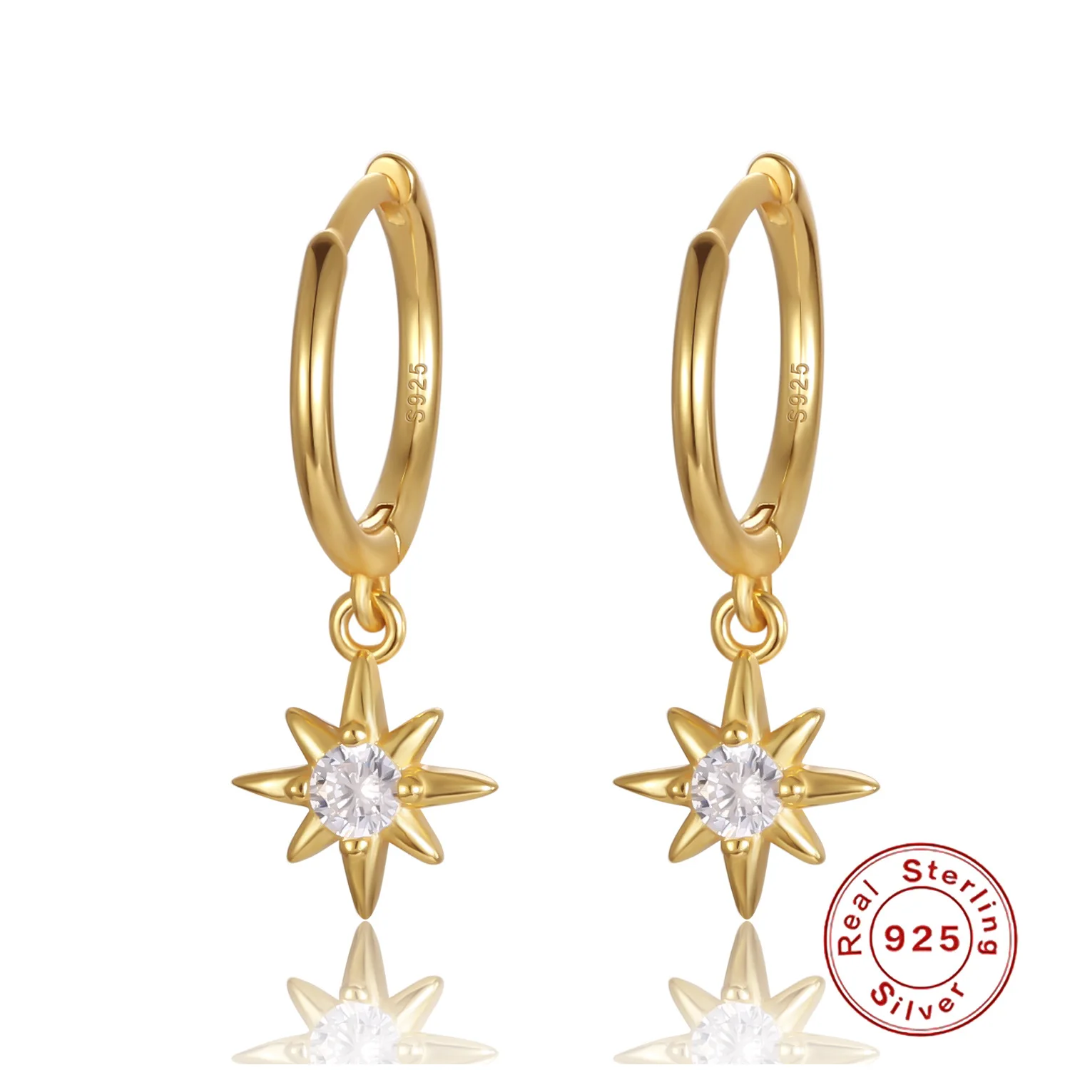 2020 New Hot Sale S925 Sterling Silver Minimalist Octagonal Star Ear Drop Female Personality Fashion Inlaid Zircon Fine Jewelry
2020 New Hot Sale S925 Sterling Silver Minimalist Octagonal Star Ear Drop Female Personality Fashion Inlaid Zircon Fine Jewelry