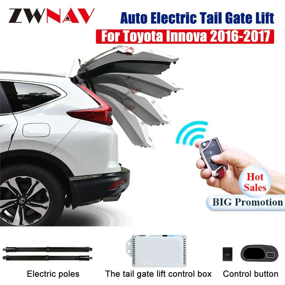 Easy to install Smart Auto Electric Tail Gate Lift For Toyota INNOVA 2016-2017 car with Remote Control Drive Seat Button Control
Easy to install Smart Auto Electric Tail Gate Lift For Toyota INNOVA 2016-2017 car with Remote Control Drive Seat Button Control
