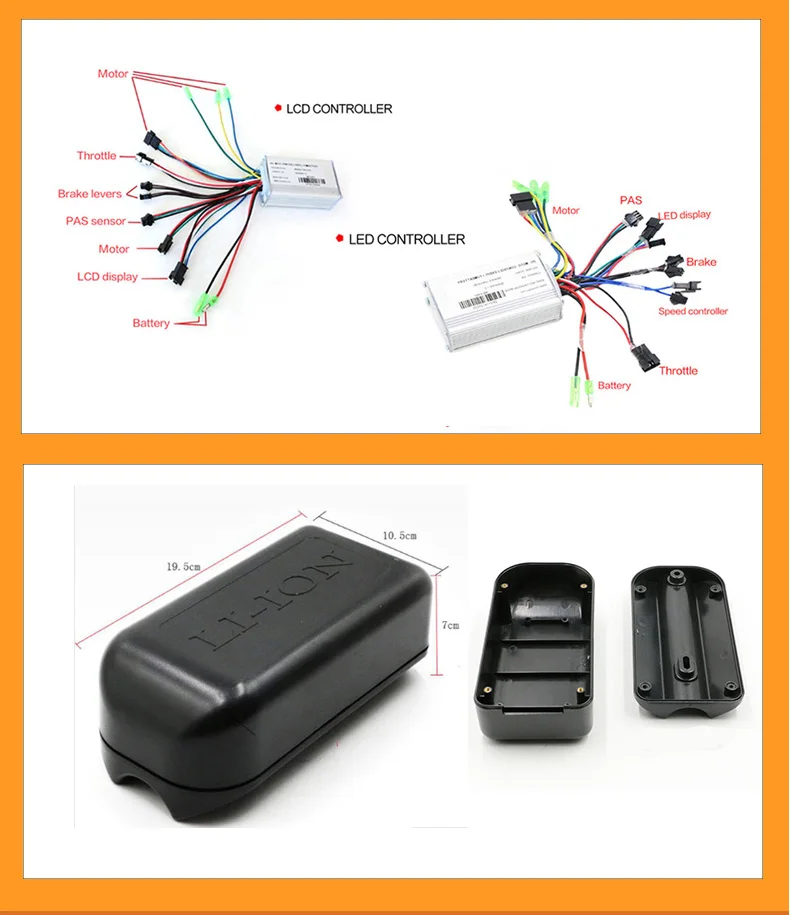 Best 36W 500W bafang electric bicycle conversion kit 30-50km/h ebike brushless gear hub motor led/lcd/s900/s6 display without battery 13