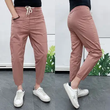 2020 Spring And Summer New Youth Popular Solid Color Men's Lace-up Pants Fashion Casual Wild Beam Pants Black / Pink 28-36
2020 Spring And Summer New Youth Popular Solid Color Men's Lace-up Pants Fashion Casual Wild Beam Pants Black / Pink 28-36