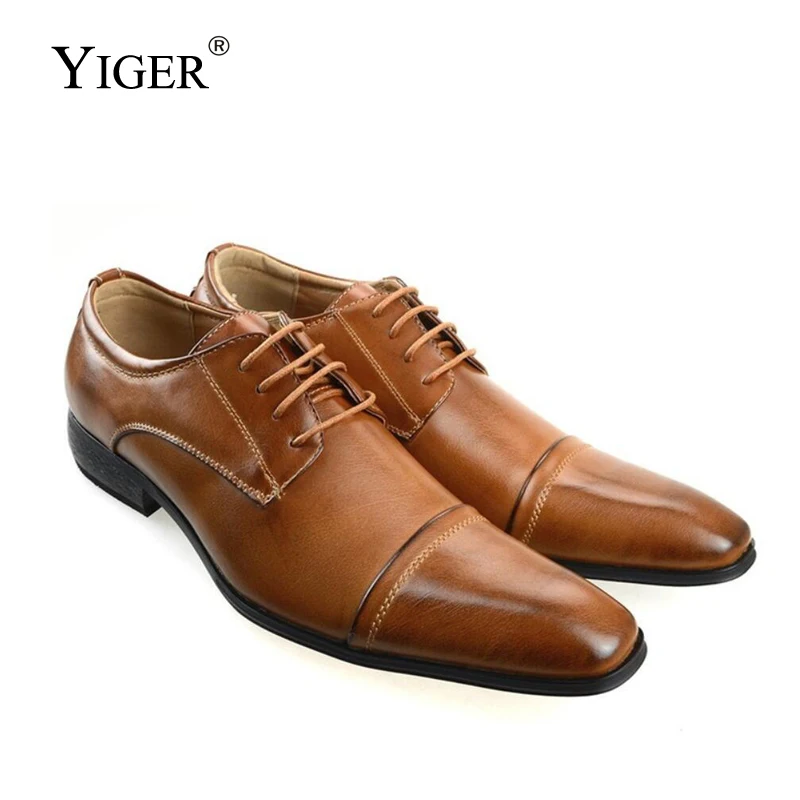 YIGER Men Derby shoes New leather pointed toe dress shoes large size Japanese suit shoes man Business shoes male formal shoes356
YIGER Men Derby shoes New leather pointed toe dress shoes large size Japanese suit shoes man Business shoes male formal shoes356
