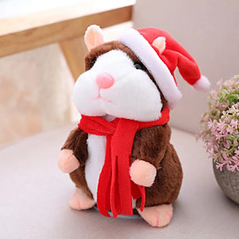 Electronic Plush Toy Repeats What You Say Cheeky Hamster Electric Talking Walking Cute Mimicry Pet Christmas Funny Speak Record
Electronic Plush Toy Repeats What You Say Cheeky Hamster Electric Talking Walking Cute Mimicry Pet Christmas Funny Speak Record