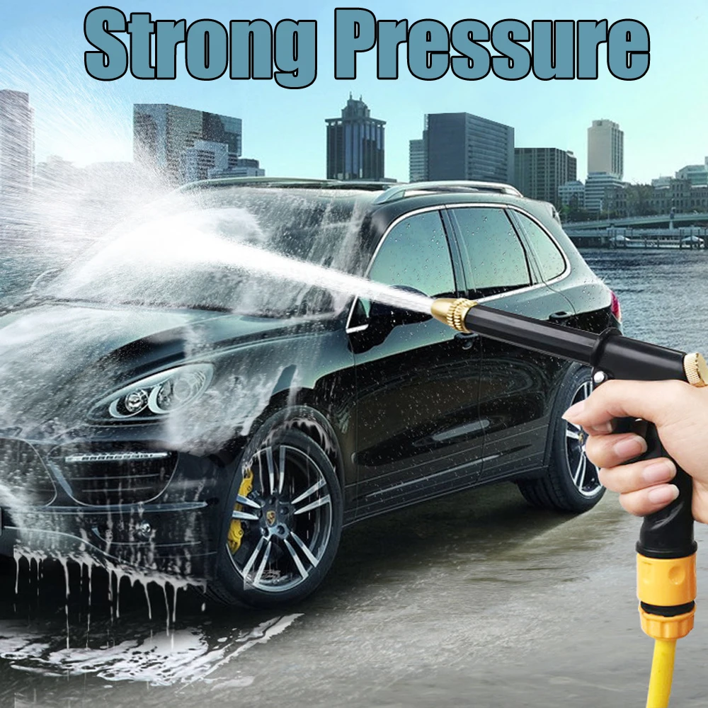 Car Wash Water Gun High-pressure Portable Adjustable Metal Cleaning Machine Garden Watering Hose Nozzle Sprinkler Foam Water Gun 
Car Wash Water Gun High-pressure Portable Adjustable Metal Cleaning Machine Garden Watering Hose Nozzle Sprinkler Foam Water Gun