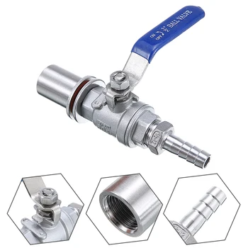 1/2" Threads Wine Brewing Ball Valves Stainless Steel Weldless Wine Beer Kettle Valve For Media Flow Direction Cutting Distribut
1/2" Threads Wine Brewing Ball Valves Stainless Steel Weldless Wine Beer Kettle Valve For Media Flow Direction Cutting Distribut
