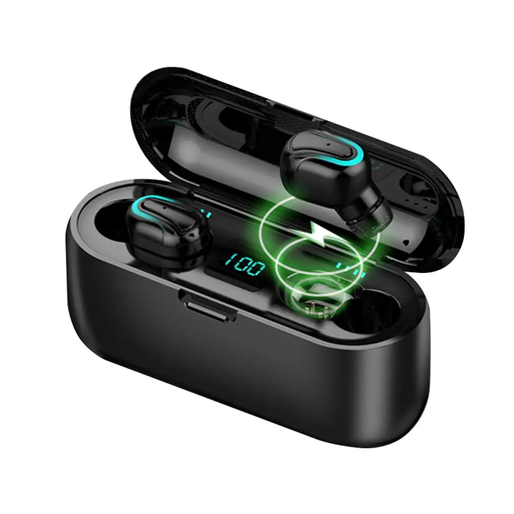 TWS Micro 5.0 Wireless Bluetooth Headset Invisible Sports Earphone Stereo Gaming Headset 2000mAh LED Power Charging Box With Mic
TWS Micro 5.0 Wireless Bluetooth Headset Invisible Sports Earphone Stereo Gaming Headset 2000mAh LED Power Charging Box With Mic