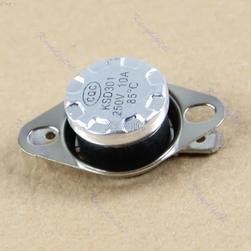 85 Celsius Normal Close NC Temperature Controlled Switch Thermostat 250V 10A M08 dropship L29K
85 Celsius Normal Close NC Temperature Controlled Switch Thermostat 250V 10A M08 dropship L29K