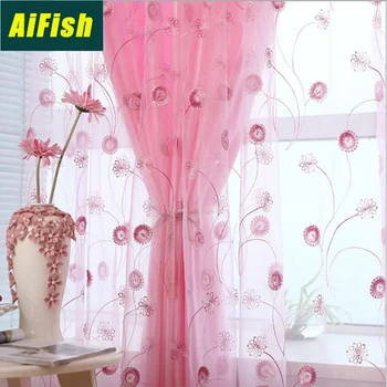 High-end Korean Pastoral Sequins Embroidered Window Screen Living Room Bedroom Floor To Ceiling Bay Window Tulle Curtainswp255T4 
High-end Korean Pastoral Sequins Embroidered Window Screen Living Room Bedroom Floor To Ceiling Bay Window Tulle Curtainswp255T4