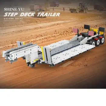 Yeshin Technic Car Model Parts The Step Deck Trailer 1:10 Building Blocks Assembly Bricks Educational Kids Christmas Toys Gifts
Yeshin Technic Car Model Parts The Step Deck Trailer 1:10 Building Blocks Assembly Bricks Educational Kids Christmas Toys Gifts