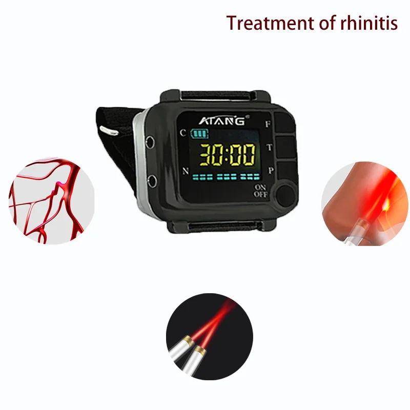650nm Laser Physiotherapy Therapy Watch LLLT for Diabetes High Blood Pressure Allergic Rhinitis Treatment
650nm Laser Physiotherapy Therapy Watch LLLT for Diabetes High Blood Pressure Allergic Rhinitis Treatment