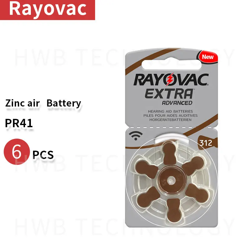Батарейки для слуховых аппаратов Rayovac с максимальной производительностью 1