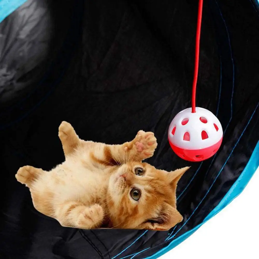 # Cat Tunnel Foldable Collapsible Cat Toy Tube with Storage Bag Cat Training Toy Interactive Tunnel Tube Fun Toy For Cat Rabbit
# Cat Tunnel Foldable Collapsible Cat Toy Tube with Storage Bag Cat Training Toy Interactive Tunnel Tube Fun Toy For Cat Rabbit