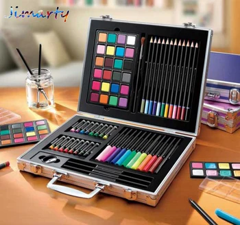 64pcs/set kids gift educational drawing set crayon brush chalk sketch pencil Water-color powder eraser painting school supply
64pcs/set kids gift educational drawing set crayon brush chalk sketch pencil Water-color powder eraser painting school supply
