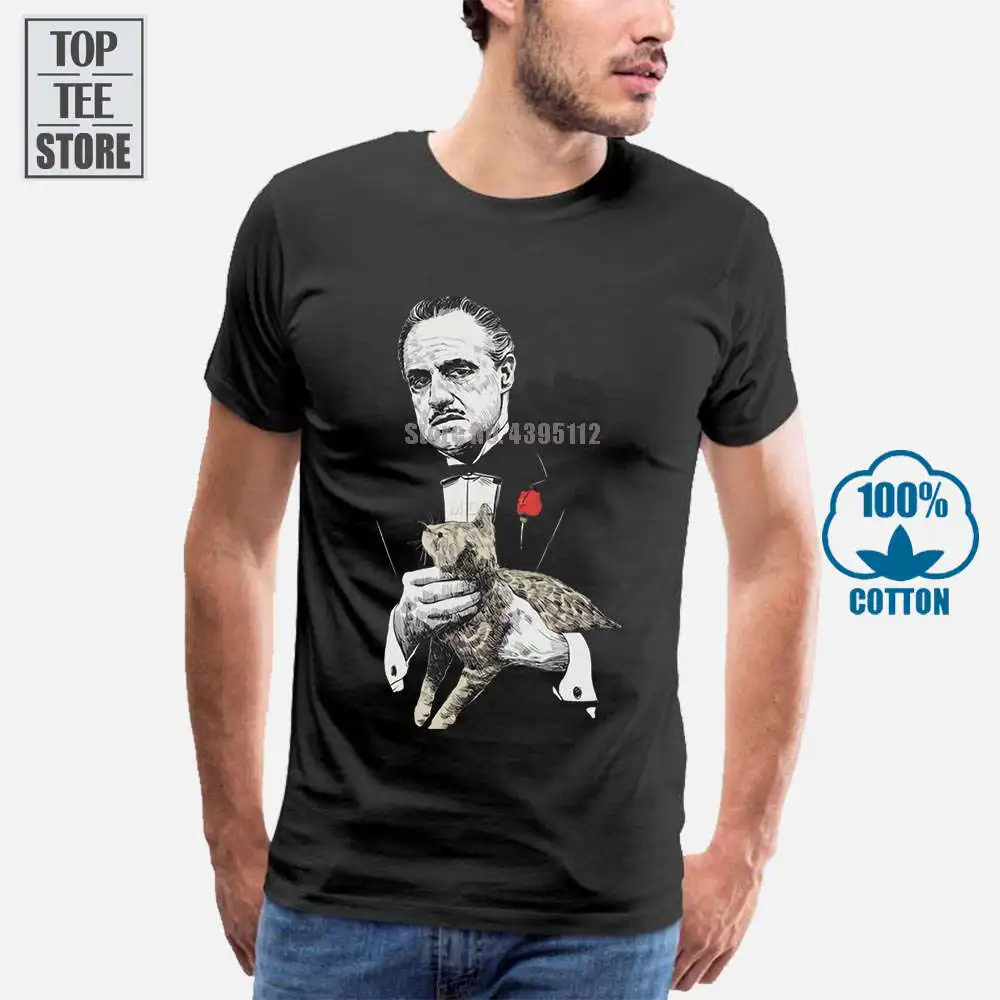 

The Godfather Don Vito Corleone Marlon Brando Tee S M L Xl 2Xl 3Xl T Shirt Round Neck Clothes