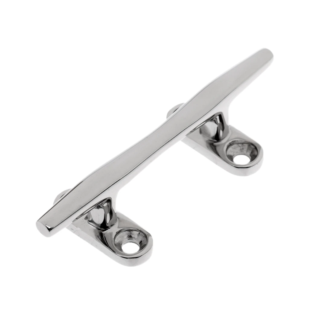 Hot 4 Pieces 316 Stainless Steel Deck Line Boat Rope Dock Tie Down Cleat Marine Boat Refiting Parts Silver 10 X 2.5 cm
Hot 4 Pieces 316 Stainless Steel Deck Line Boat Rope Dock Tie Down Cleat Marine Boat Refiting Parts Silver 10 X 2.5 cm