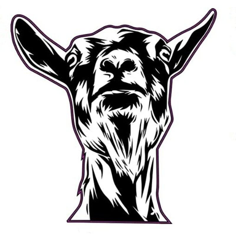 DAWASARU Fun Goat Applique Farm Bumper Sticker Vinyl Sticker / Cover Scratch / Decoration Creative Car Sticker Custom 9*10CM
DAWASARU Fun Goat Applique Farm Bumper Sticker Vinyl Sticker / Cover Scratch / Decoration Creative Car Sticker Custom 9*10CM