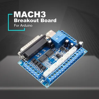 5 axis CNC Breakout Board Stepper Motor Driver MACH3 Parallel Port Control Module Controller with Optical Coupler USB Cable
5 axis CNC Breakout Board Stepper Motor Driver MACH3 Parallel Port Control Module Controller with Optical Coupler USB Cable