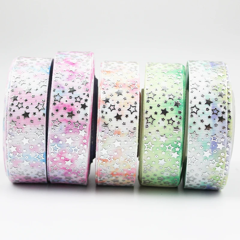 5pattern 7/8" 22mm silver foil printed glowing star ribbon Accessory hairbow headwear DIY handmade hair bows accessories
5pattern 7/8" 22mm silver foil printed glowing star ribbon Accessory hairbow headwear DIY handmade hair bows accessories