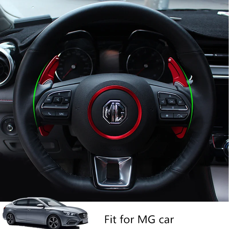 2pcs High Quality Aluminum Car Steering Wheel Shift Paddle Shifter Extension For MG MG6 2019-2021 MGZS MGHS RX5 2017-2020 
2pcs High Quality Aluminum Car Steering Wheel Shift Paddle Shifter Extension For MG MG6 2019-2021 MGZS MGHS RX5 2017-2020