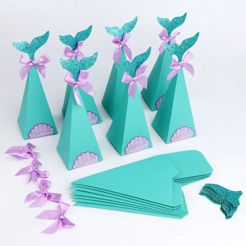 20/50/100pcs Mermaid Party Gift Boxes Shell DIY Paper Candy Boxes Mermaid Birthday Party Decorations Baby Shower Favors
20/50/100pcs Mermaid Party Gift Boxes Shell DIY Paper Candy Boxes Mermaid Birthday Party Decorations Baby Shower Favors