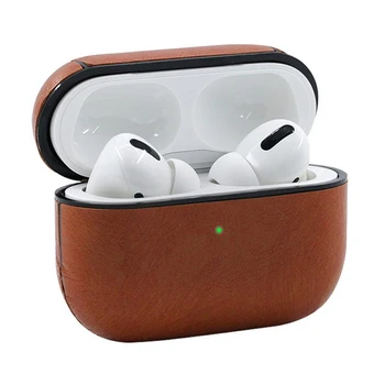 For Airpods Pro Leather Case Earphone Cover PC Inner Shell + Pu Leather Protective Cover Shell For Apple Airpods Accessories
For Airpods Pro Leather Case Earphone Cover PC Inner Shell + Pu Leather Protective Cover Shell For Apple Airpods Accessories