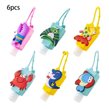 6 Pack 30ml Empty Squeeze Bottles with Cartoon Fish Silicone Holder Case Keychain Carrier Portable Refillable Containers
6 Pack 30ml Empty Squeeze Bottles with Cartoon Fish Silicone Holder Case Keychain Carrier Portable Refillable Containers