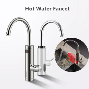 

Youpin Xiaoda Electric Instant Hot Water Heater Faucet Stainless Steel Instant Heating Tube Hydropower Safe Separation 2020 New