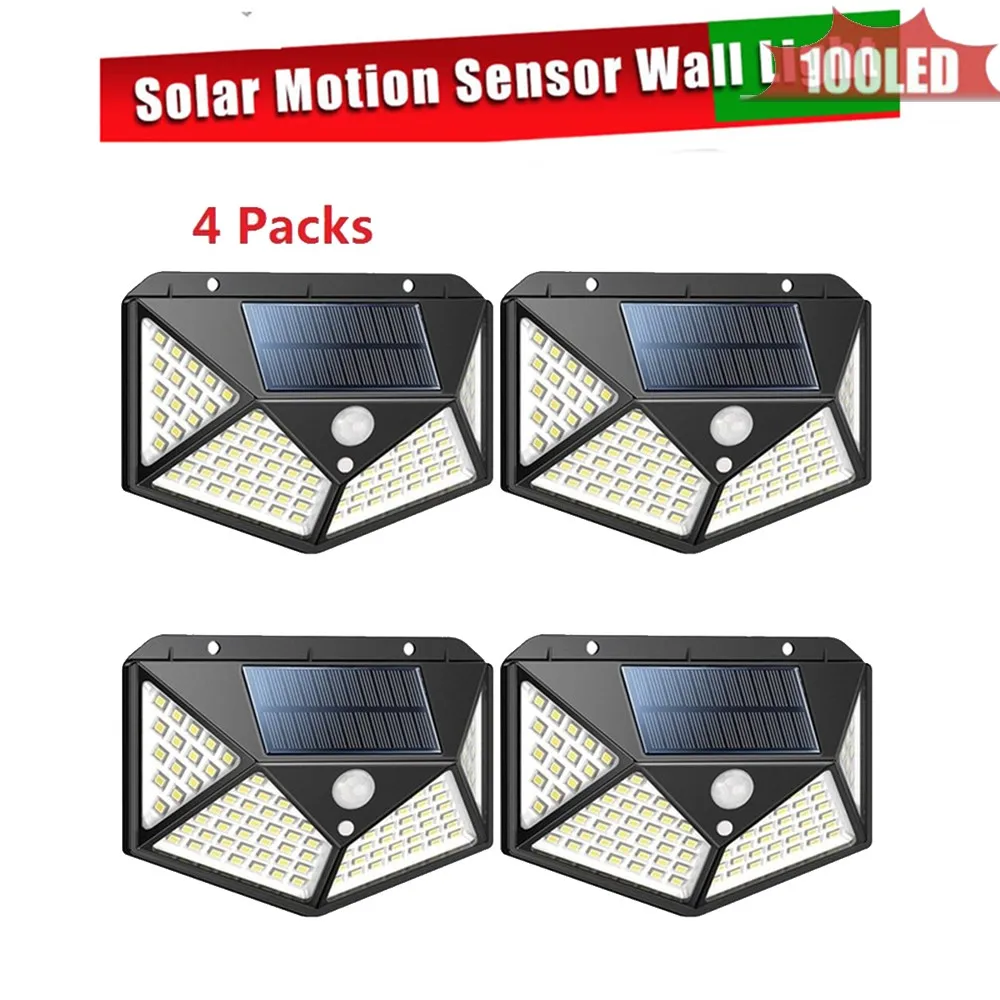 1-4PCS LEDs Solar Lamp PIR Motion Sensor Street Garden light Solar Rechargeable Outdoor Waterproof Emergency Security Night lamp
1-4PCS LEDs Solar Lamp PIR Motion Sensor Street Garden light Solar Rechargeable Outdoor Waterproof Emergency Security Night lamp