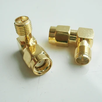 RP SMA To RP SMA Cable Connector Socket RP SMA Male To RP SMA Female Plug 90 Degree Right Angle Gold Plated Brass RF Adapter
RP SMA To RP SMA Cable Connector Socket RP SMA Male To RP SMA Female Plug 90 Degree Right Angle Gold Plated Brass RF Adapter