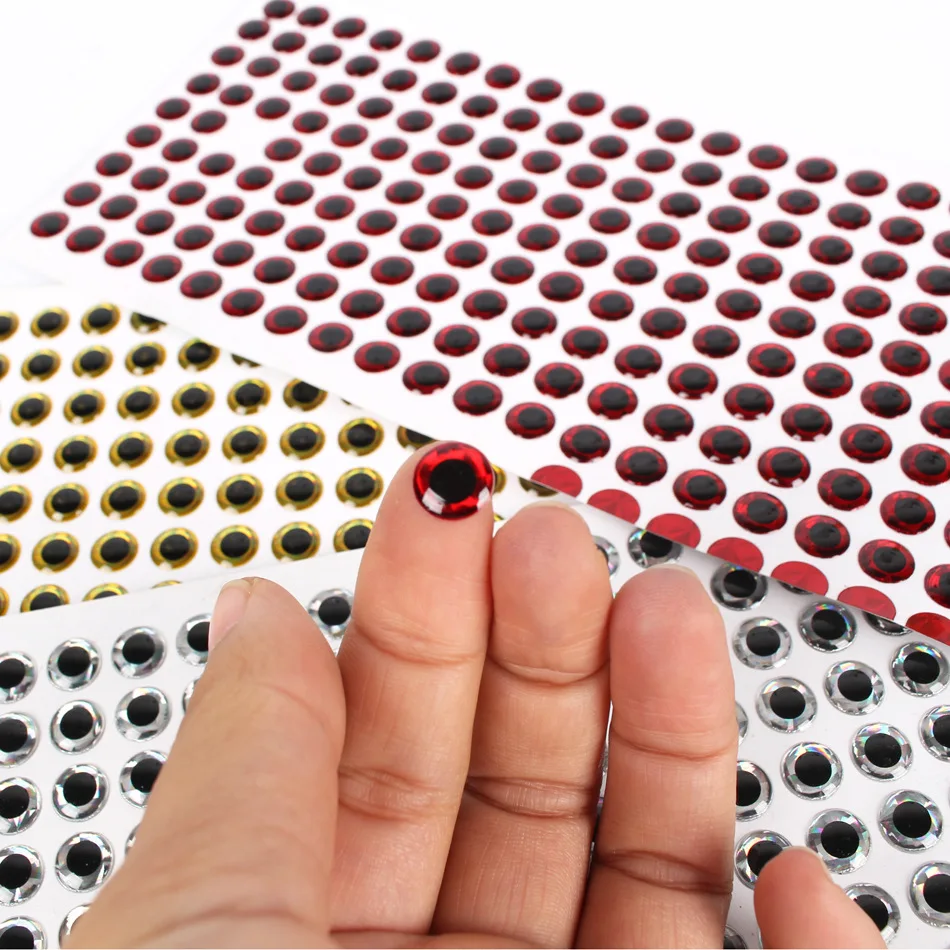 2020 100pcs Holographic 3D Simulation Fishing Lure DIY Eyes Stickers Fake Bait 3mm-12mm Artificial Fisheye Gold Silver Red
2020 100pcs Holographic 3D Simulation Fishing Lure DIY Eyes Stickers Fake Bait 3mm-12mm Artificial Fisheye Gold Silver Red