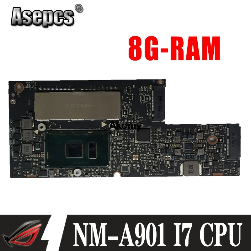 NM-A901 Laptop motherboard for Lenovo YOGA 5 Pro 910-13IKB original mainboard 8G-RAM I7-7500U
NM-A901 Laptop motherboard for Lenovo YOGA 5 Pro 910-13IKB original mainboard 8G-RAM I7-7500U