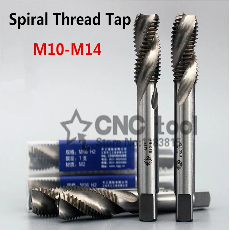 New 5PCS M10/M10*1/M10*1.25/M12/M12*1/M14/M14*1.5 high speed steel machine taps spiral groove machine tap,Spiral Thread Tap
New 5PCS M10/M10*1/M10*1.25/M12/M12*1/M14/M14*1.5 high speed steel machine taps spiral groove machine tap,Spiral Thread Tap