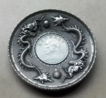 antique Tasted silver gilding in ancient China zodiac/dragon playing bead plate AAAAAAAAA Free shipping
antique Tasted silver gilding in ancient China zodiac/dragon playing bead plate AAAAAAAAA Free shipping