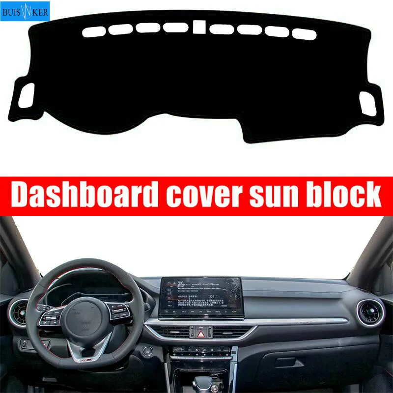 

For Kia Forte Cerato K3 2019 2020 Car Dashboard Cover Mat Pad Sun Shade Instrument Protective Dashmat Dash Carpet Accessories