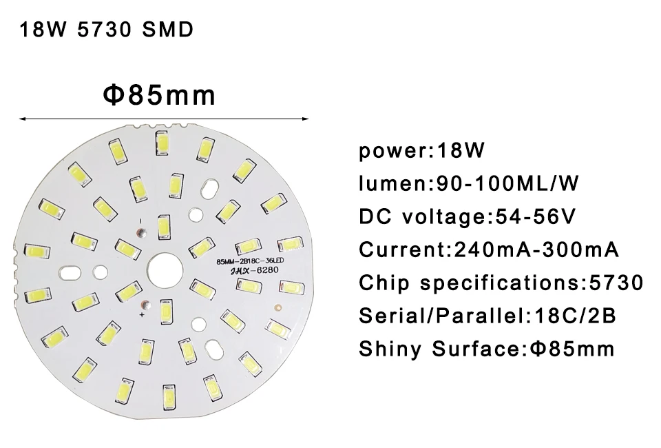 10pcs/lot 3W 7W 12W 18W 24W 36W 5730 lamp Bead Brightness SMD Light Board Led Lamp Panel For Ceiling PCB With LED 10pcs/lot 3W 7W 12W 18W 24W 36W 5730 lamp Bead Brightness SMD Light Board Led Lamp Panel For Ceiling PCB With LED