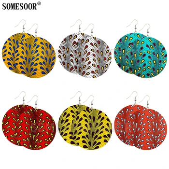 SOMESOOR Mixed 6 Package Wholesale African Fabric Pattern Wooden Double Printing Loops Drop Earrings For Women Gifts
SOMESOOR Mixed 6 Package Wholesale African Fabric Pattern Wooden Double Printing Loops Drop Earrings For Women Gifts