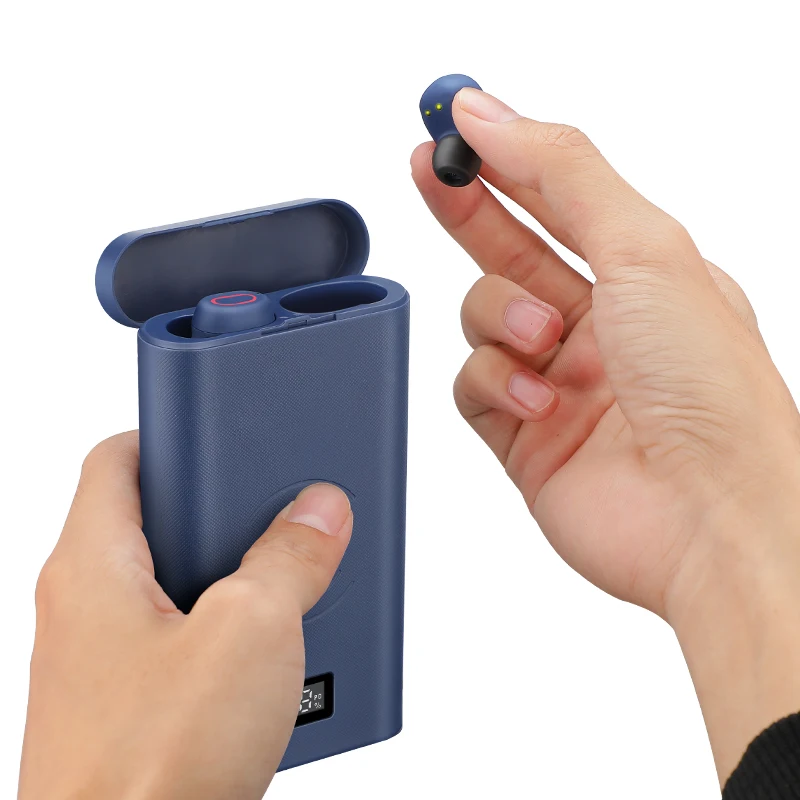 Wireless Earphone Charger 7500mah Power Bank With 5.0 Bluetooth Earphone Headset With 18W Fast Charging Type-c USB Interface
Wireless Earphone Charger 7500mah Power Bank With 5.0 Bluetooth Earphone Headset With 18W Fast Charging Type-c USB Interface
