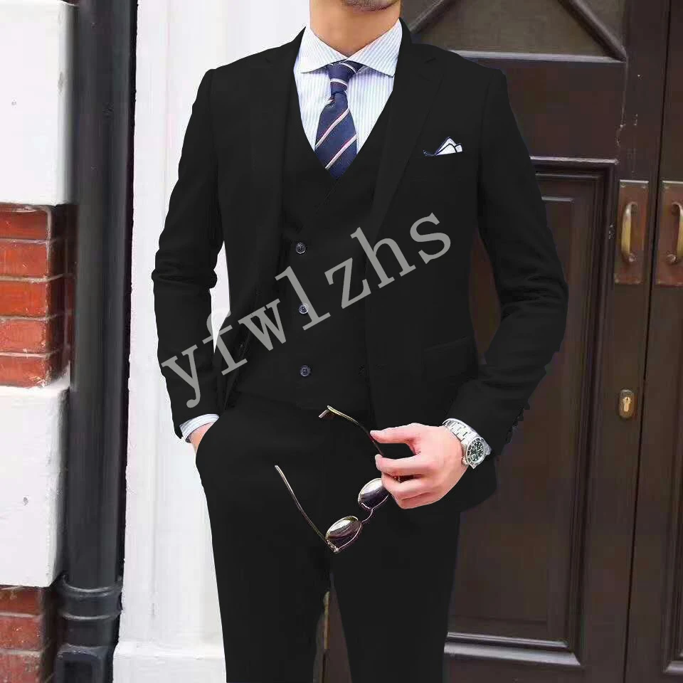 New Arrival Two Buttons Groomsmen Notch Lapel Groom Tuxedos Men Suits Wedding/Prom Best Man Blazer ( Jacket+Pants+Vest+Tie) B17
New Arrival Two Buttons Groomsmen Notch Lapel Groom Tuxedos Men Suits Wedding/Prom Best Man Blazer ( Jacket+Pants+Vest+Tie) B17