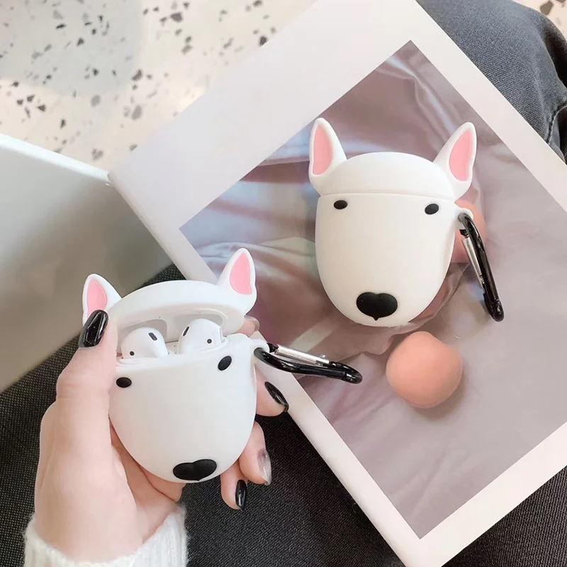 For AirPods 2 Case Stereoscopic Bull Terrier Silicone Wireless Bluetooth Headphones Case for Airpods Earphone Protective Cover
For AirPods 2 Case Stereoscopic Bull Terrier Silicone Wireless Bluetooth Headphones Case for Airpods Earphone Protective Cover